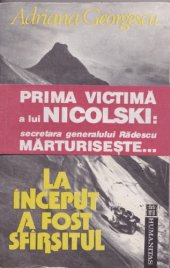 book La început a fost sfârșitul