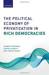 book The Political Economy of Privatization in Rich Democracies