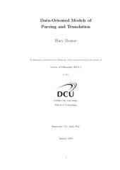 book Data-oriented models of parsing and translation [thesis]