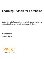 book Learning Python for Forensics