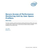 book Secure Access of Performance Monitoring Unit by User Space Profilers: White Paper