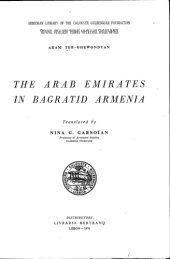 book The Arab Emirates in Bagratid Armenia