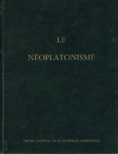 book Le Neoplatonisme: Royaumont, 9-13 Juin 1969