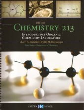 book Chemistry 213 Introductory Organic Chemistry Laboratory 2015-2016. Lab Guide