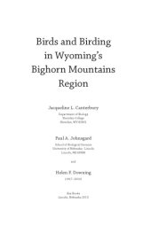 book Birds and Birding in Wyoming’s Bighorn Mountains Region