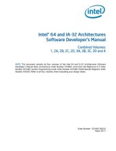 book Intel® 64 and IA-32 Architectures Software Developer’s Manual