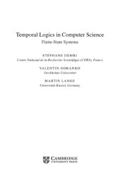 book Temporal Logics in Computer Science. Finite-State Systems