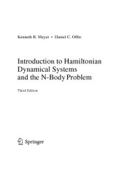 book Introduction to Hamiltonian Dynamical Systems and the N-Body Problem