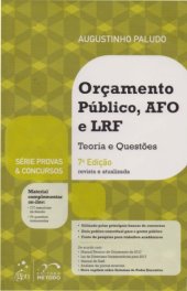 book Orçamento Público, AFO e LRF - Teoria e Questões