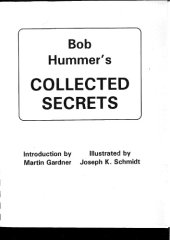 book Bob Hummer Collected Secrets