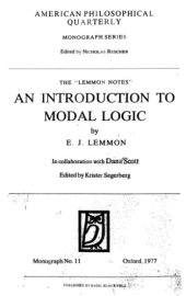 book An Introduction to Modal Logic