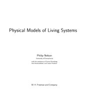 book Physical Models of Living Systems