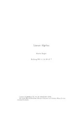 book Lineare Algebra [Lecture notes]