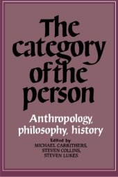 book The Category of the Person: Anthropology, Philosophy, History