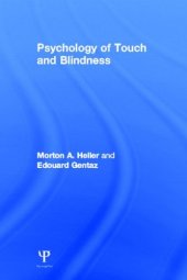 book Psychology of Touch and Blindness