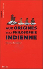 book Aux origines de la philosophie indienne