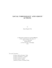 book Local cohomology and group actions