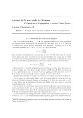 book Autour de la méthode de Newton [expository notes]