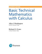 book Basic Technical Mathematics with Calculus