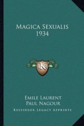 book Magica Sexualis 1934