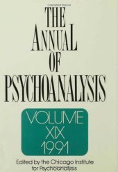 book The Annual of Psychoanalysis