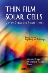 book Thin Film Solar Cells: Current Status and Future Trends