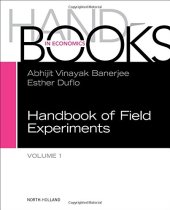 book Handbook of Field Experiments, Volume 1