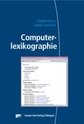 book Computer-Lexikographie