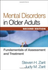 book Mental Disorders in Older Adults: Fundamentals of Assessment and Treatment