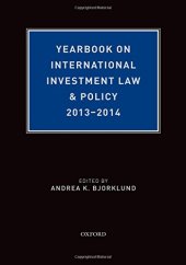 book Yearbook on International Investment Law & Policy, 2013-2014