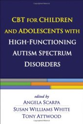 book CBT for Children and Adolescents with High-Functioning Autism Spectrum Disorders