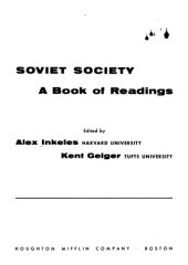 book Soviet Society: A Book Of Readings