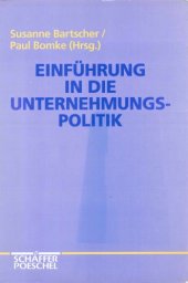 book Einführung in die Unternehmungspolitik