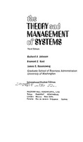 book The theory and management of systems