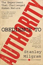 book Obedience to Authority: An Experimental View