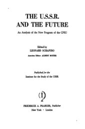 book The U.S.S.R. and The Future: an analysis of the new program of the CPSU