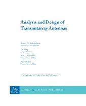 book Analysis and Design of Transmitarray Antennas