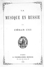 book La musique en Russie