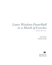 book Learn Windows PowerShell in a Month of Lunches