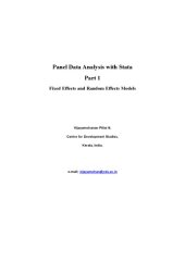 book Panel Data Analysis with Stata Part 1