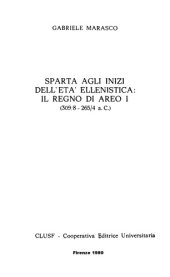 book Sparta agli inizi dell’eta Ellenistica: il regno di Areo 1. (309-8 - 265-4 a. C.)