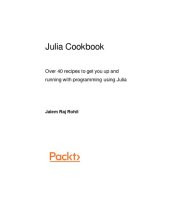 book Julia Cookbook