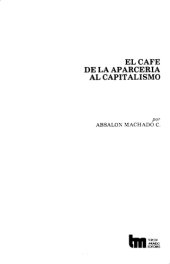 book El café: de la aparcería al capitalismo