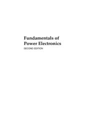 book Fundamentals of Power Electronics