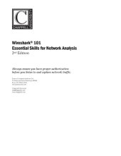 book WinShark 101. Essential Skills for Network Analysis