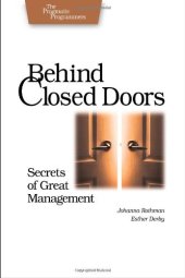 book Behind Closed Doors: Secrets of Great Management