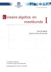 book Lineaire algebra en meetkunde I [Lecture notes]