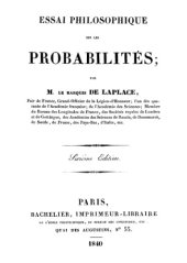 book Essai philosophique sur les probabilités