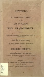 book Letters to a young lady, on the art of playing the pianoforte