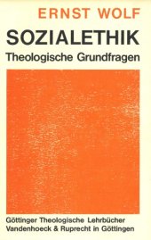 book Sozialethik. Theologische Grundfragen